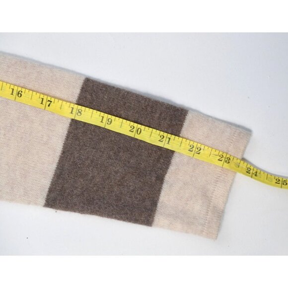 Fenn Wright Manson 2 Ply Cashmere Brown and Ivory Sweater Womens Size M - Picture 11 of 11